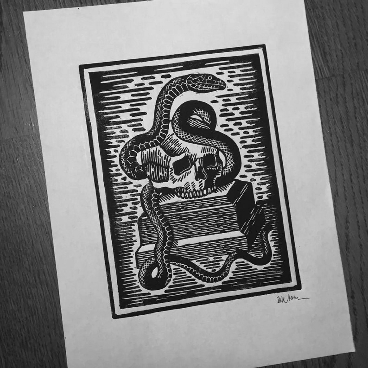 Death and snake