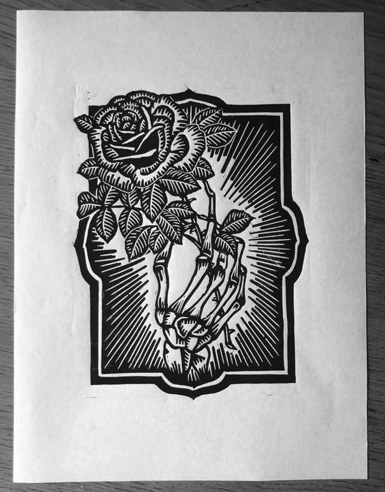 Skeleton hand